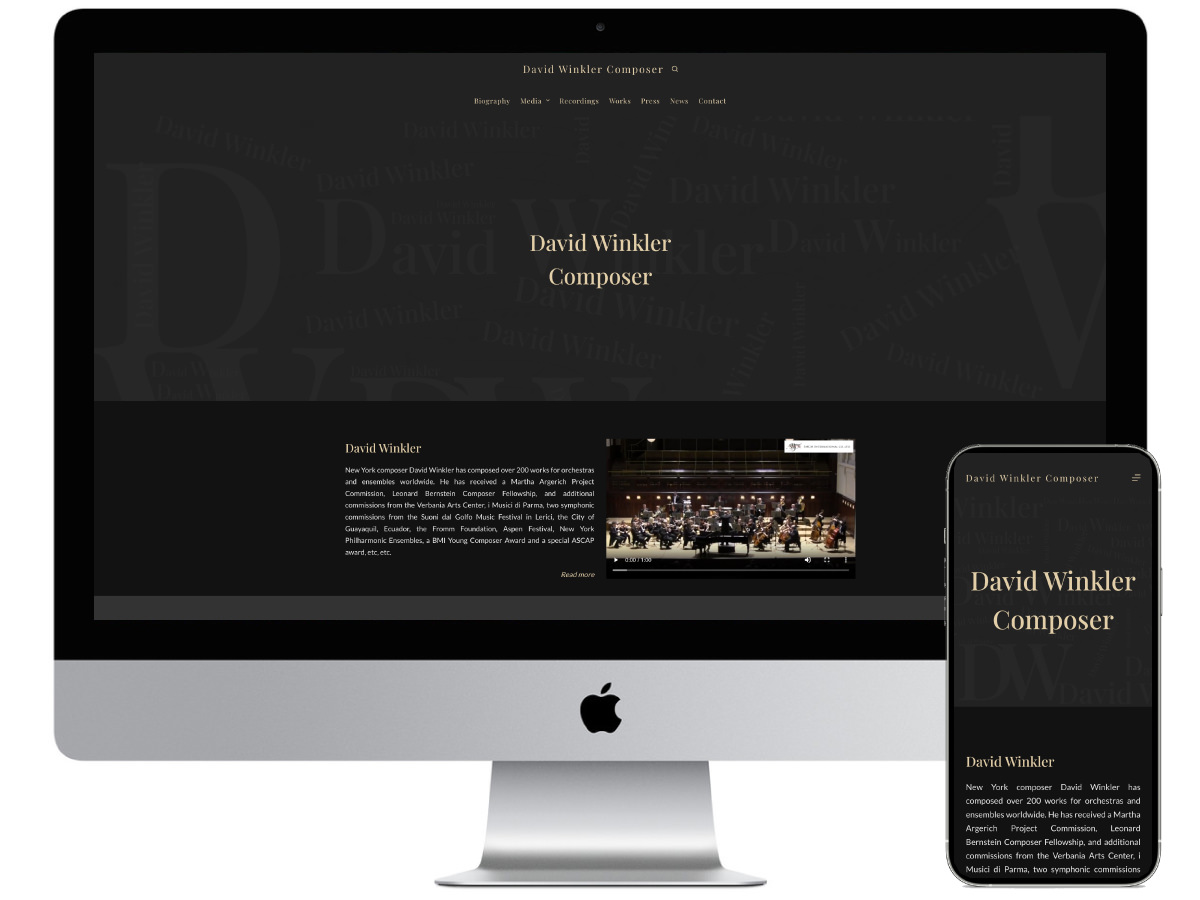 David Winkler website