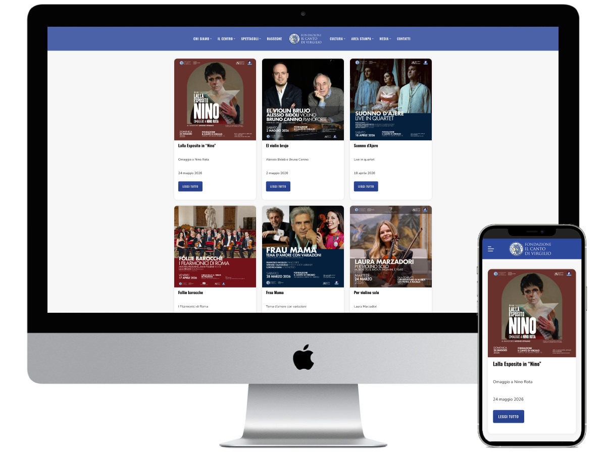 Fondazione Il Canto di Virgilio website.