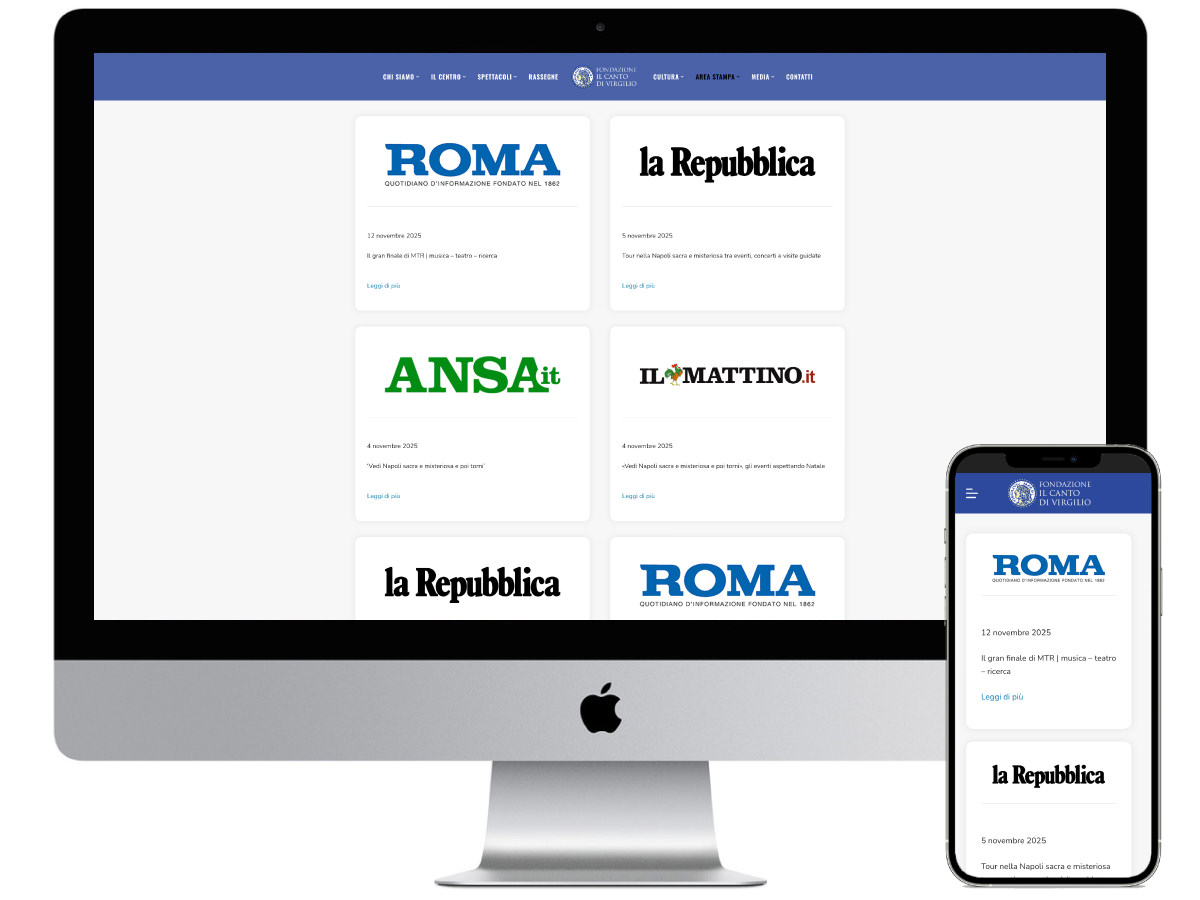 Fondazione Il Canto di Virgilio website.